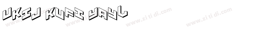 UKIJ Kufi Yay字体转换